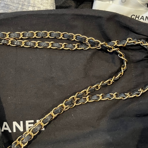 Chanel Classic Medium Flap Back Handbag in Black - Picture 12 of 15